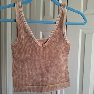 🚨  2/$25  Zenana Ribbed Reversible Bralette Top NWOT